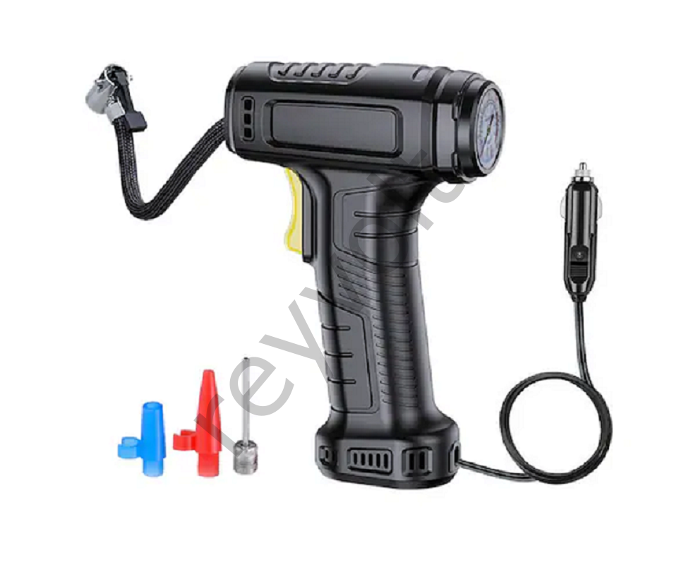 Suitu ST-5007 Basınç Göstergeli Taşınabilir Lastik Pompası Hava Kompresörü