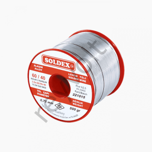 SOLDEX Lehim Teli 0.75 mm 500 gr  Sn60 Pb40