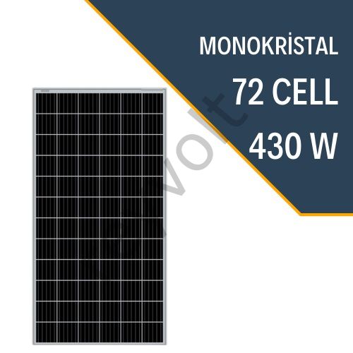 LEXRON 430W 9BB HALF CUT MONOKRISTAL GÜNEŞ PANELİ SOLAR PANEL