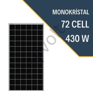 LEXRON 430W 9BB HALF CUT MONOKRISTAL GÜNEŞ PANELİ SOLAR PANEL