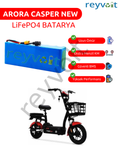 Arora Casper New 48 Volt 18 Ah LiFePO4 Batarya