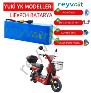 Yuki YK-42 48V 12Ah LiFePO4 Batarya