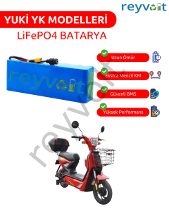 Yuki YK-42 48V 18Ah LiFePO4 Batarya