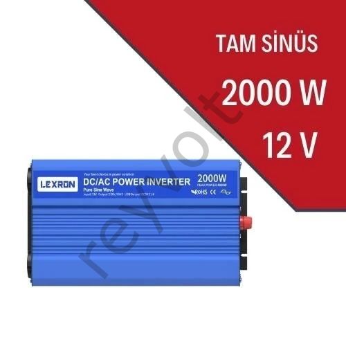 LEXRON 2000W-12V TAM SİNÜS İNVERTER