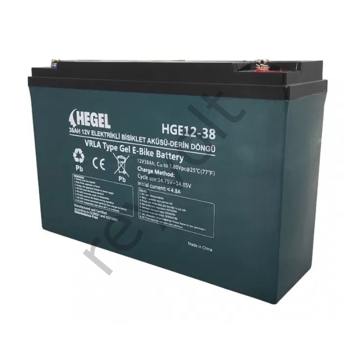 HEGEL 12V 38Ah Elektrikli Bisiklet - Sandalye Aküsü