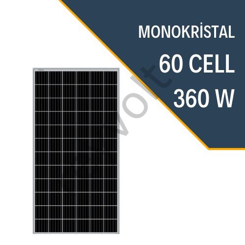 Lexron 360W Monokristal Güneş Paneli