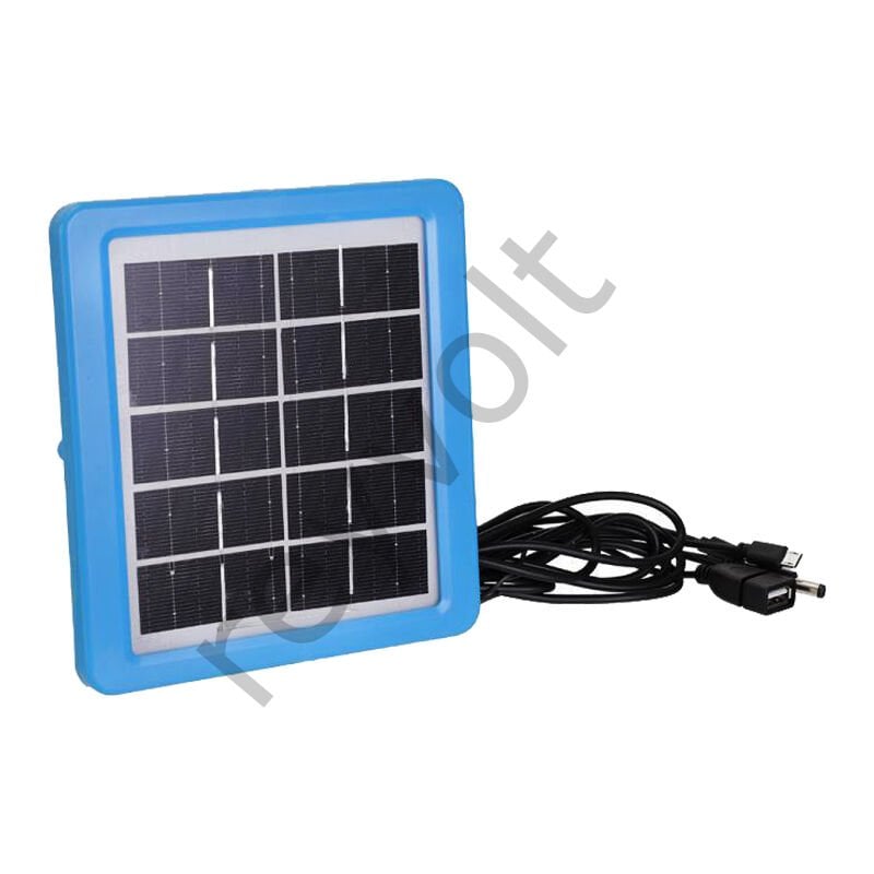 6V - 0.3 AMP - 1.5 Watt Solar Panel