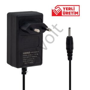 9 Volt- 2 Amper İnce 2.5*0.7 Uç  PC Adaptörü