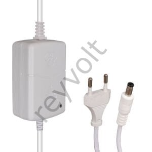 WEKO Tottolet 1200 12 Volt - 3.2 Amper 5.5 2.5 Uçlu Plastik Kasa Beyaz Masaüstü Adaptör