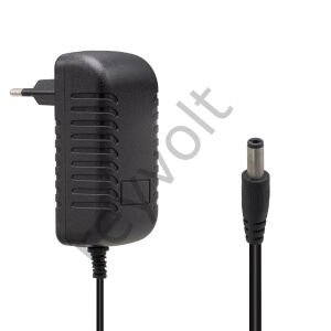 POWERMASTER 12 Volt- 2 Amper 5.5*2.5 MM  Uçlu Plastik Kasa Priz Tipi Adaptör