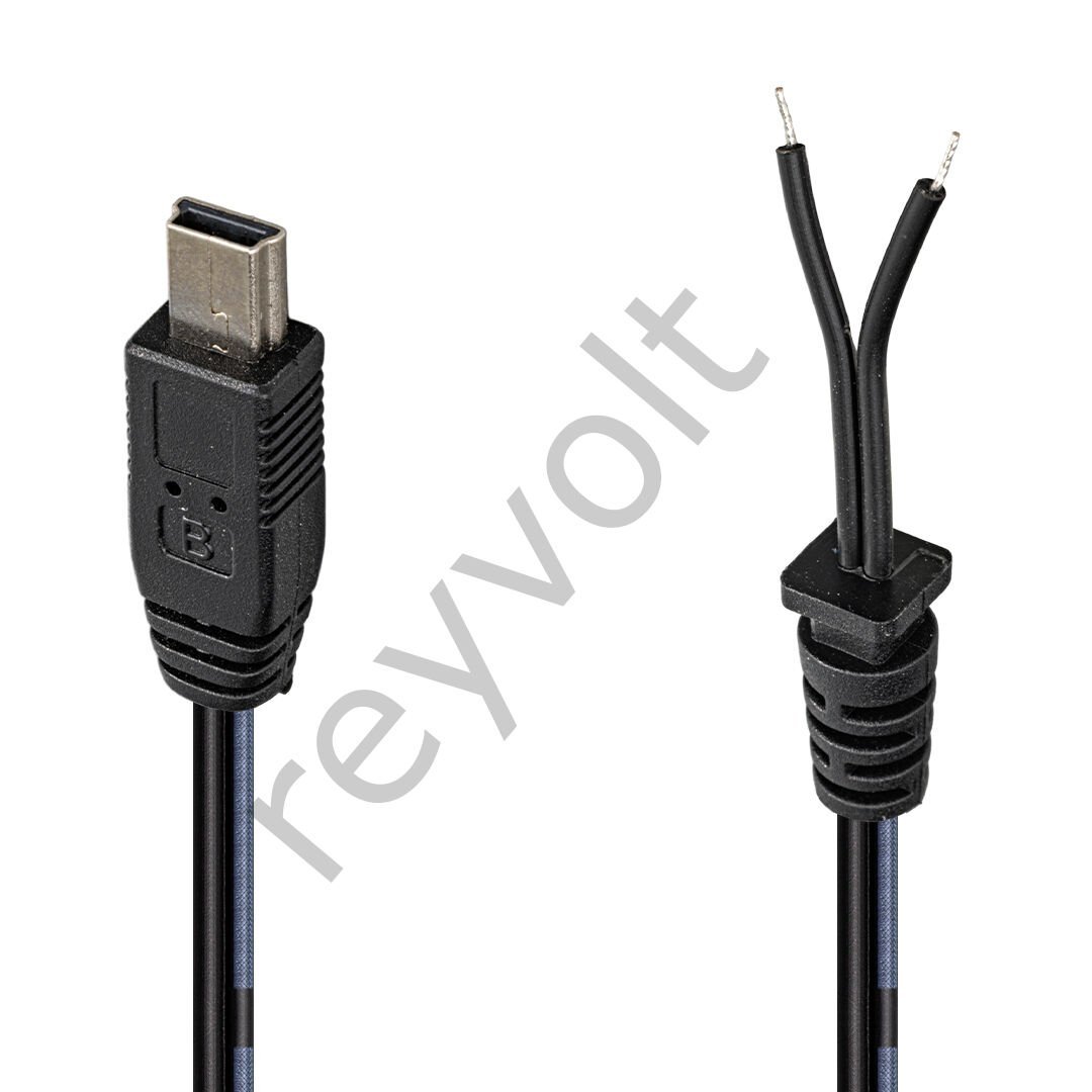 1.2 Metre 18/0.10BS*2F Mini USB Yedek Adaptör Kablosu