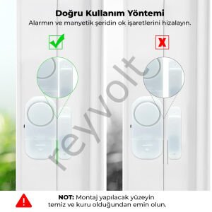 MİNİ MANYETİK PENCERE VE KAPI GÜVENLİK ALARMI