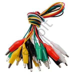 RENKLİ KÜÇÜK KABLOLU KROKODİL (10'LU PAKET)