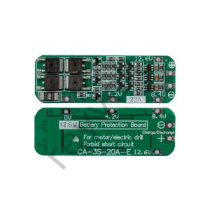 3S 20A Bms Lityum Batarya Şarj Modülü Yeterli 58X20X3.5mm
