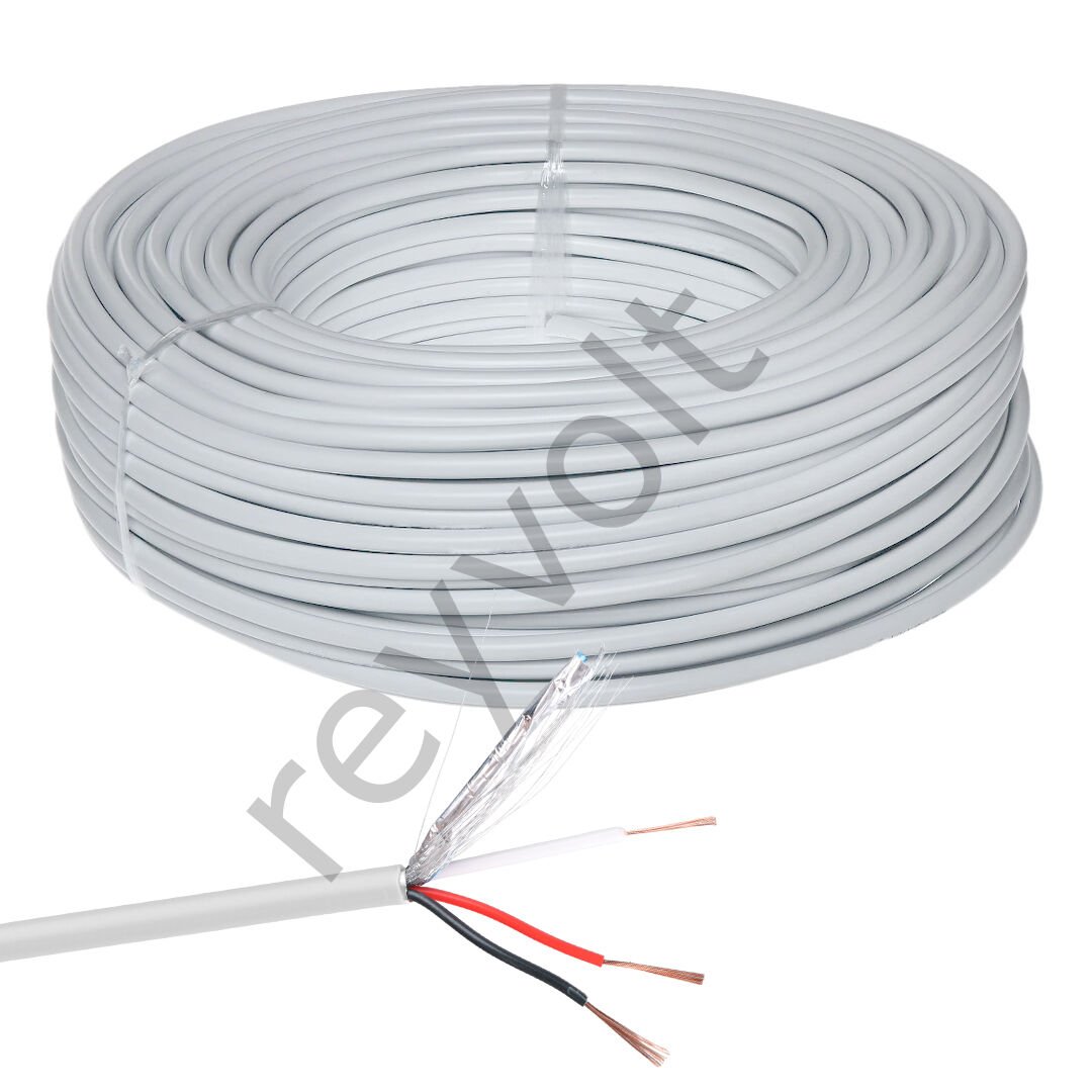 2+1 X 0.50 mm CCA CCTV Kamera Kablosu 250 M