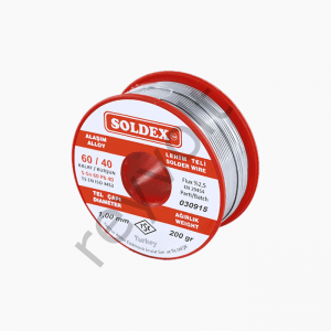 SOLDEX Lehim Teli 1 mm 200 gr  Sn60 Pb40