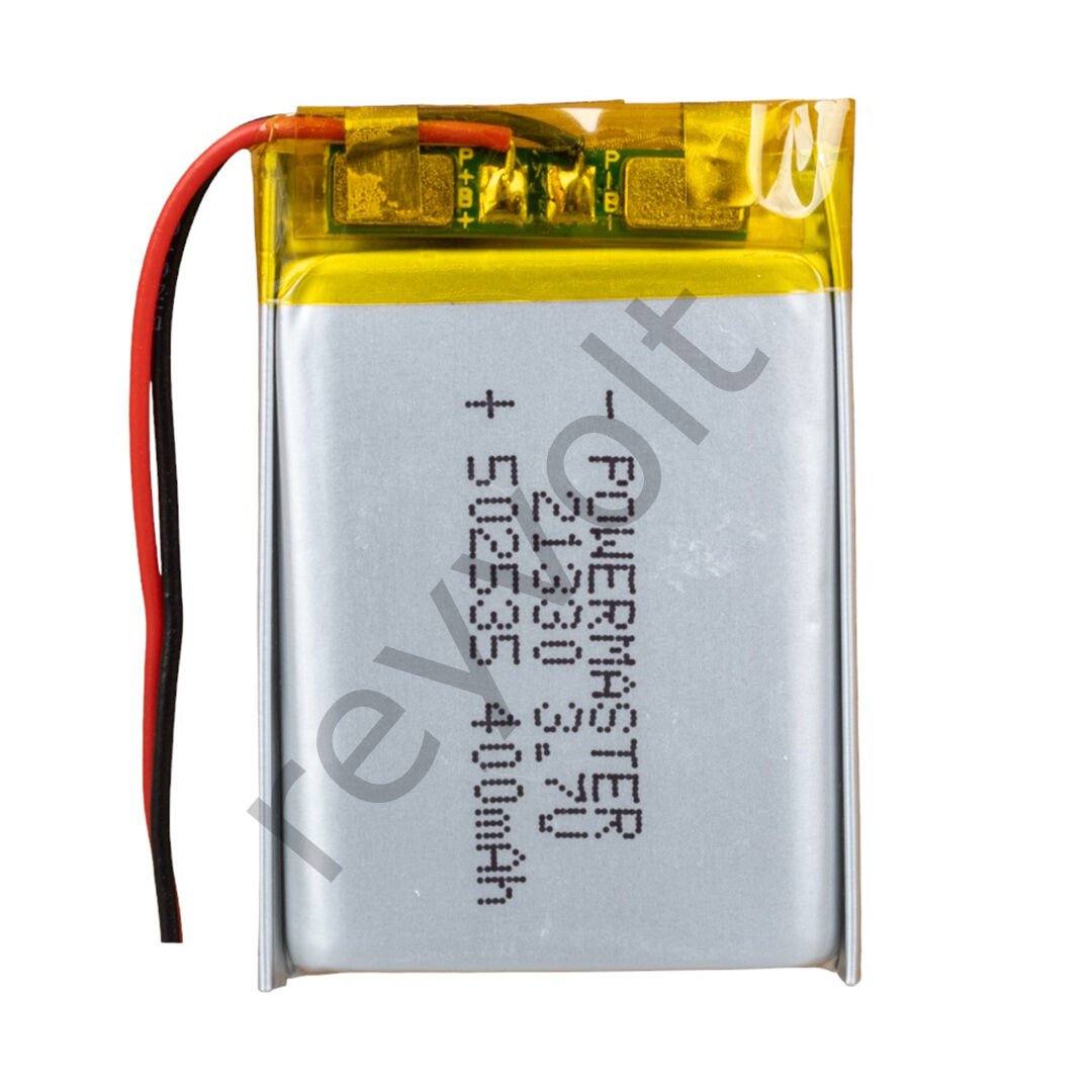 3.7 VOLT 500 MAH LİTYUM POLİMER PİL