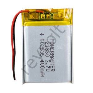 3.7 VOLT 500 MAH LİTYUM POLİMER PİL