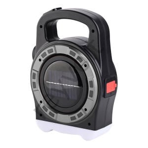 COB LEDLİ 20 WATT 3 KADEMELİ ŞARJ EDİLEBİLİR USB ÇIKIŞLI SOLAR LAMBA