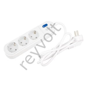 3'lü Anahtarlı 1.5 Metre Akım Korumalı Grup Priz