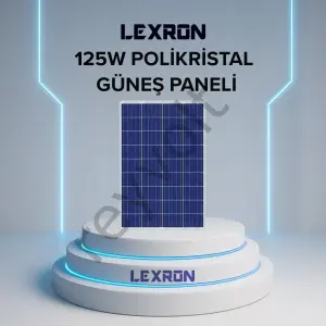 125W POLİKRİSTAL GÜNEŞ PANELİ