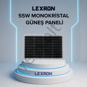 55W MONOKRİSTAL GÜNEŞ PANELİ