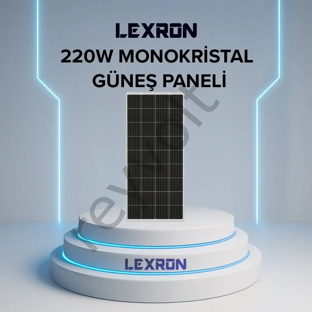 220W MONOKRİSTAL GÜNEŞ PANELİ