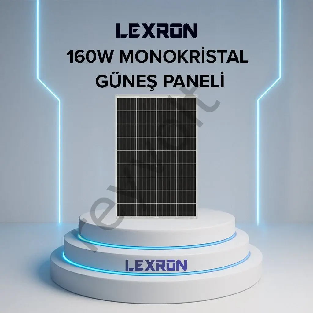160W MONOKRİSTAL GÜNEŞ PANELİ