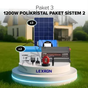 1200W Polikristal Paket Sistem2(Paket3)