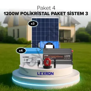 1200W Polikristal Paket Sistem3(Paket4)