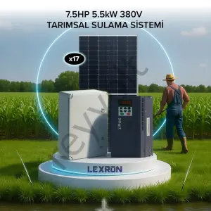 7.5Hp 5.5Kw (380V) Tarımsal Sulama Sistemi