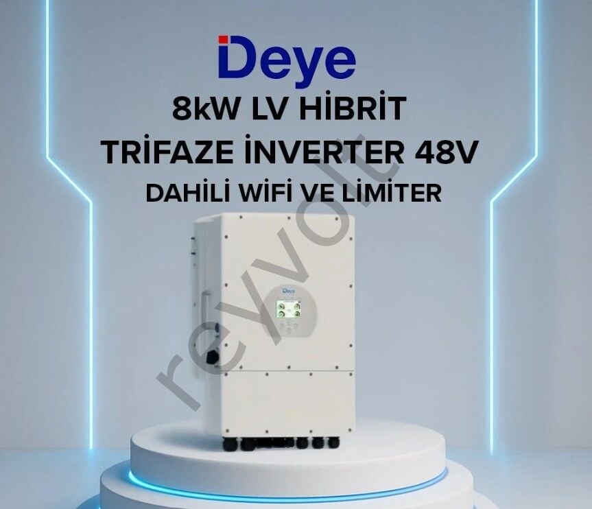 8Kw Hibrit Trifaze İnverter Lv