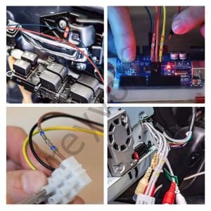 Dahili Lehimli Mühür Makaron 300 Adet 4 Boy Isıyla Daralan Kablo Koruması