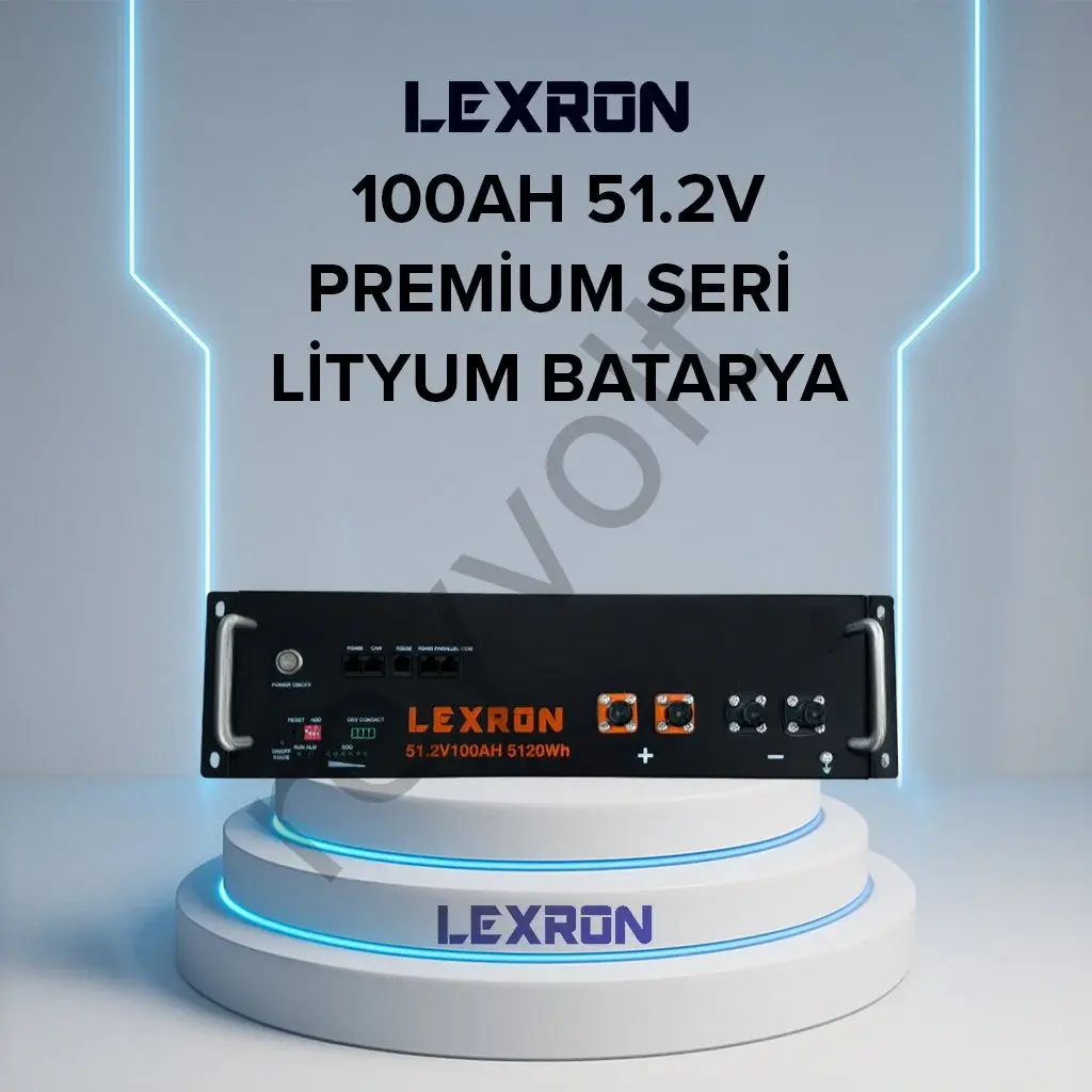 100AH 51.2V Premium Serisi Lityum Batarya