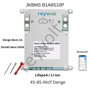 Jk Smart Bms 4S-8S 100A 1A  B1A8S10P