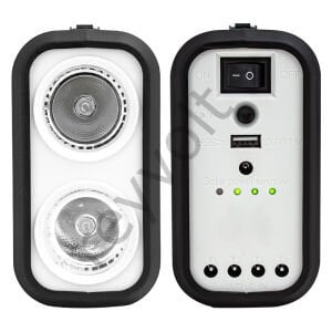 Solar Lamba 3 Ampullü Set Akülü Solar Işıldak Fener