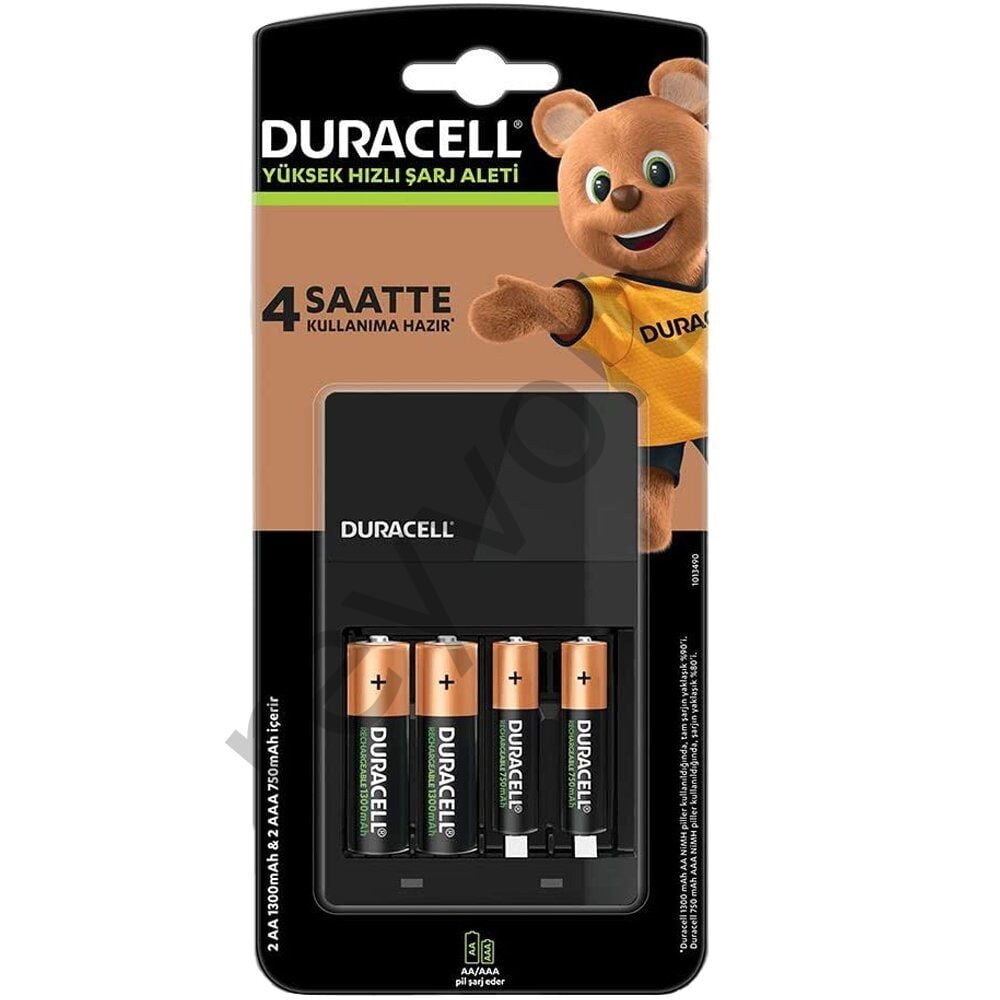 Duracell Hızlı Pil Şarj Cihazı (Pilli)
