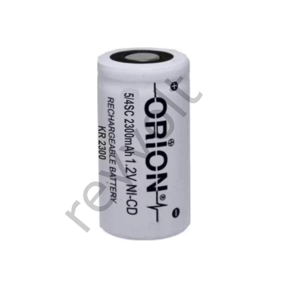 Orion 2300 mAh 1.2 V 5/4SC Boy NI-CD Endistriyel Şarj Edilebilir Pil