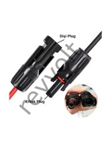 Solar Kablo Çap 6 mm2 Mc4 Soketli