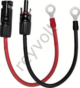 Reyvolt Solar Kablo Çap 4 Mm2 Mc4 Soket ve O Ring Uç 4X4 Metre