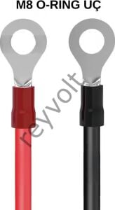 Reyvolt Solar Kablo Çap 4 Mm2 Mc4 Soket ve O Ring Uç 4X4 Metre