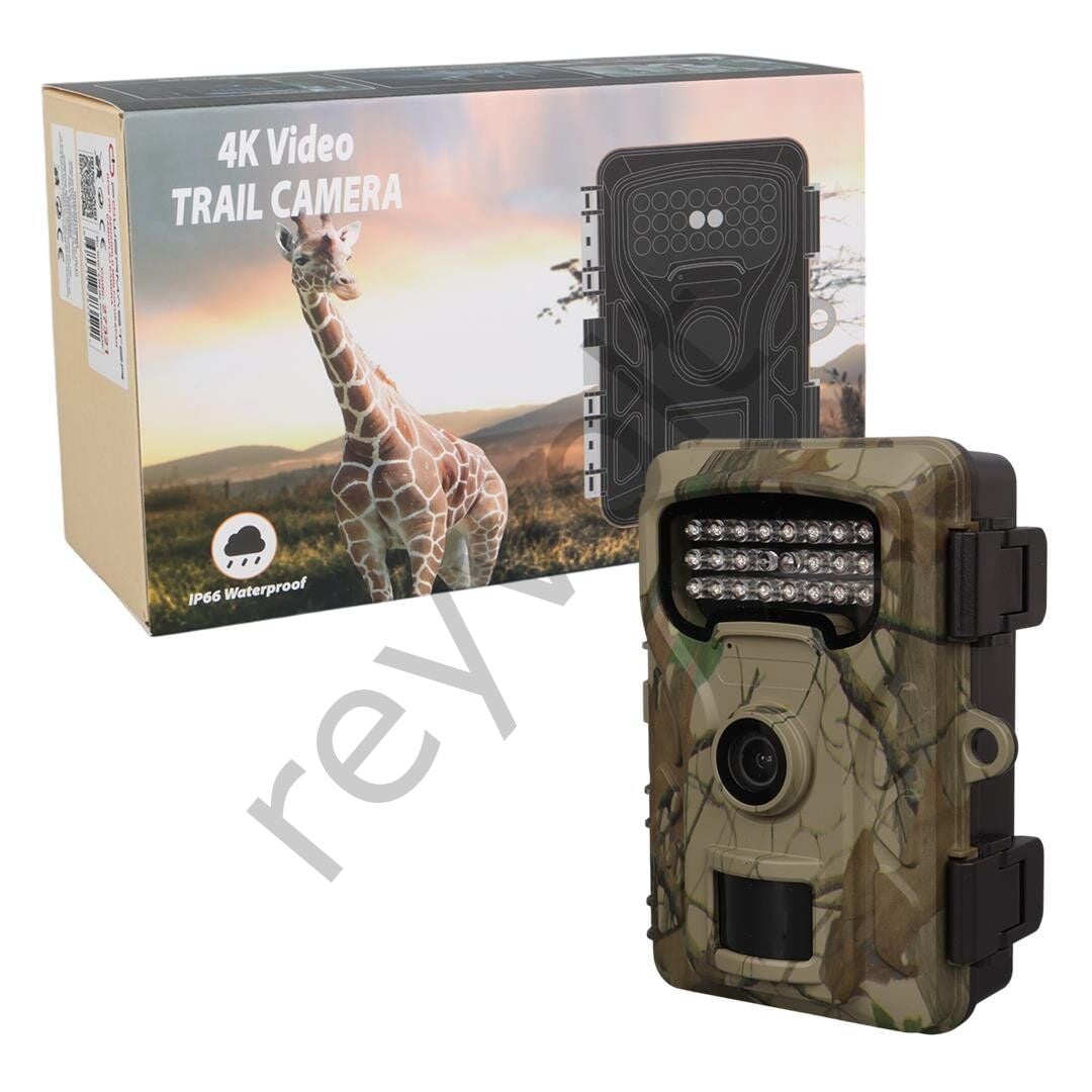 RF06 20MP 24 Led PIR Sensörlü 2.0'' Renkli Lcd Ekran 128GB SD Kart Destekli Fotokapan Kamuflaj Kamera