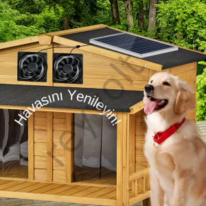 25W Solar Panel Fan Kiti | Küçük Tavuk Kümesleri, Seralar, Kulüpler, Evcil Hayvan Evleri Için Dc Fan