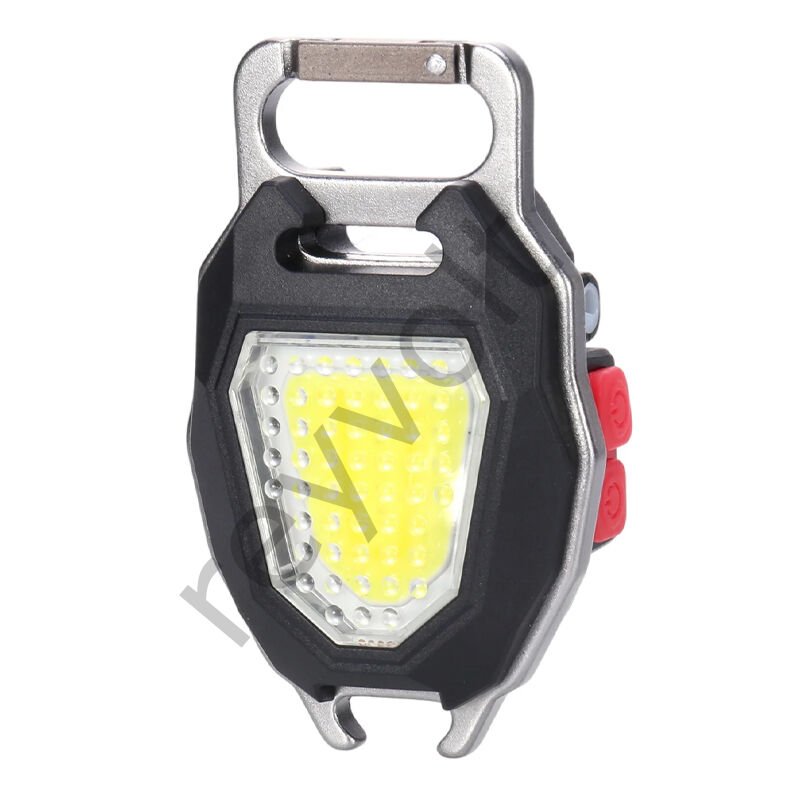 Şarjlı 6 Aydınlatma Mod Mıknatıslı Düdüklü Cob Led Işıldak Anahtarlık