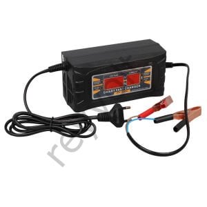 12 V Max 6 Amper Akıllı Hızlı Dijital Göstergeli Akü Şarj Cihazı 150X75X60MM