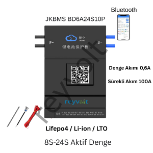 JK Smart BMS 8S-24S 200A 0.6A BD6A24S20P